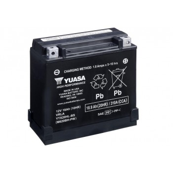 Baterie moto Yuasa AGM 12V 18Ah (YTX20HL-BS-PW)