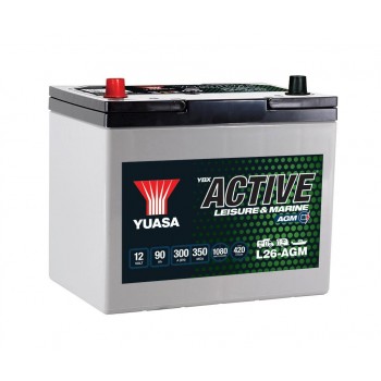 Baterie auto Yuasa 12V 90Ah (L26-AGM)