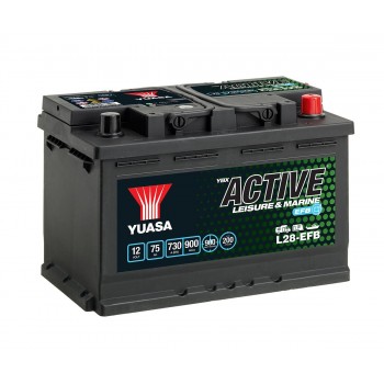 Baterie auto Yuasa 12V 75Ah (L28-EFB)