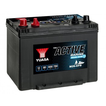 Baterie auto Yuasa 12V 80Ah (M26-EFB)