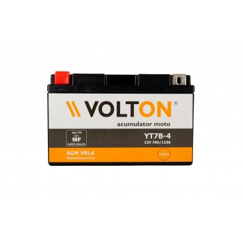 Baterie moto Volton FA 12V 7Ah (YT7B-4/YT7B-BS)
